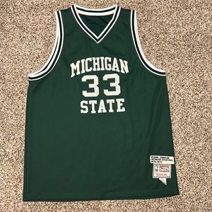 Vintage Hardwood Classics Magic Johnson Michigan State Jersey
